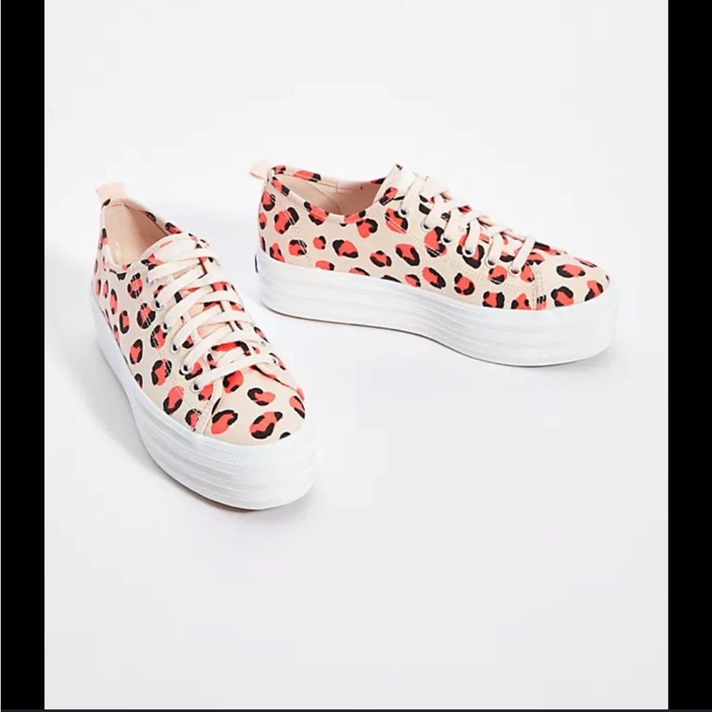 Keds leopard platform sneakers